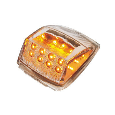 17 LED Square Cab Light (Amber LED clear Lens)