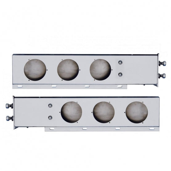 Stainless Steel Rear Light Bar (Pair) 2.5 Bolt holes