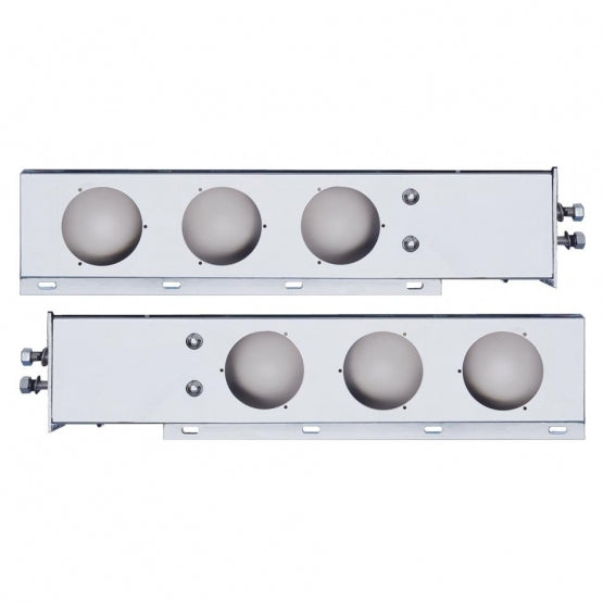 Stainless Steel Rear Light Bar (Pair) 2" Bolt Holes