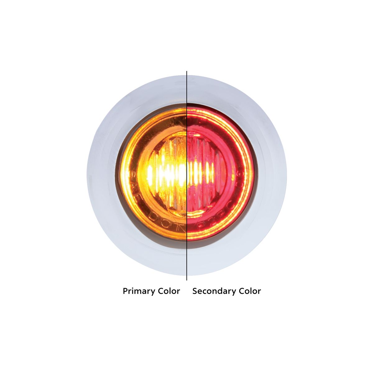 Double Fury Mini 3/4" Round LED Clearance/Marker Light