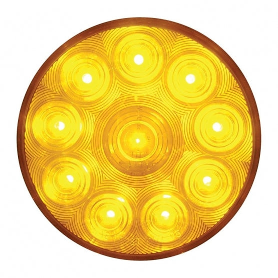 4" Round LED Light (Amber)