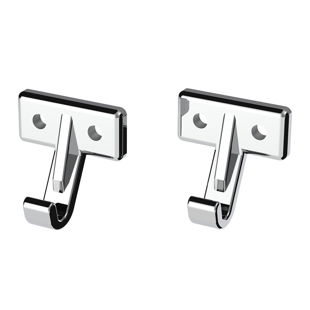 Chrome Sunvisor Hooks