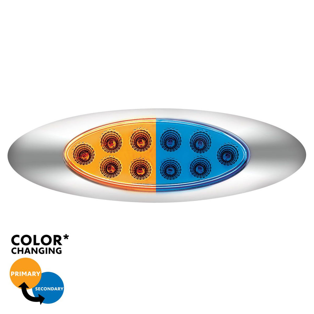 Double Fury 10 LED Oval Clearance/Marker Light.