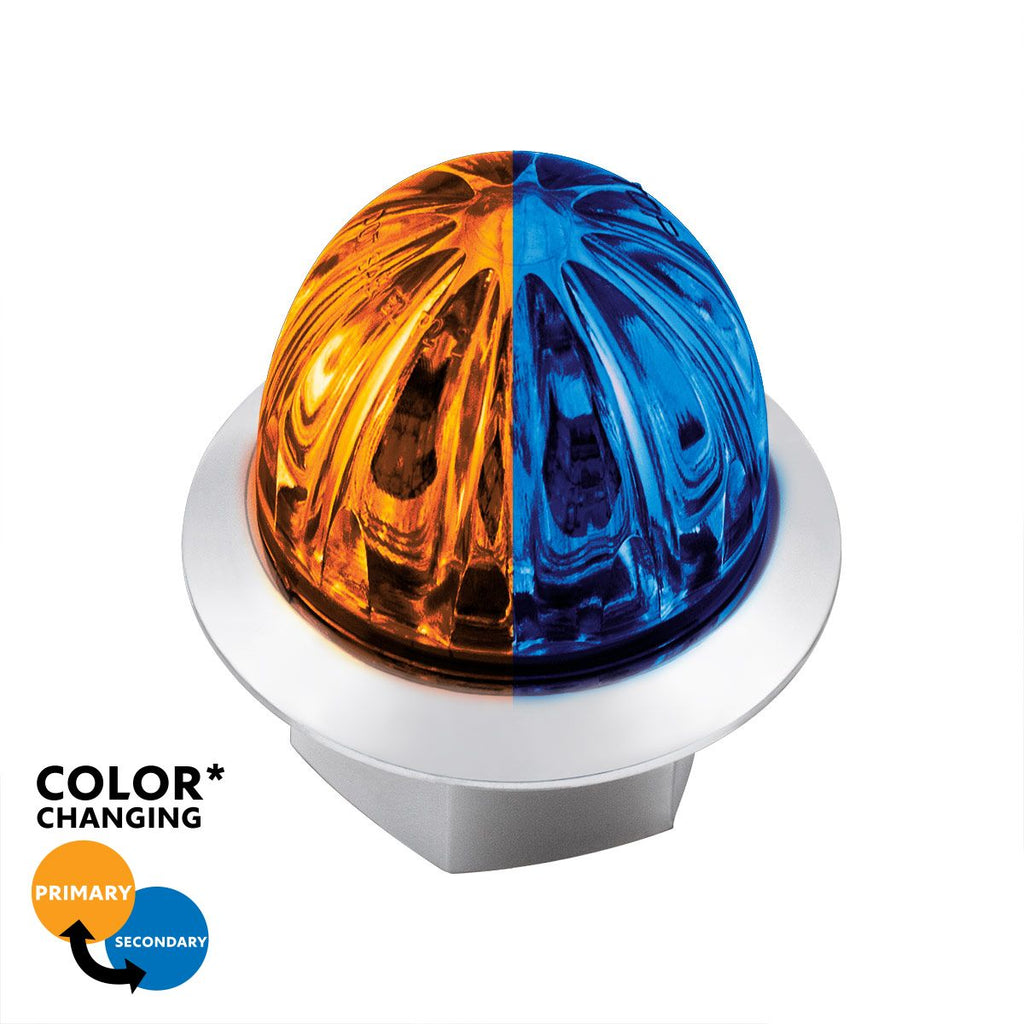 Double Fury 4 LED 1-1/8" Mini Watermelon Clearance/Marker Light.