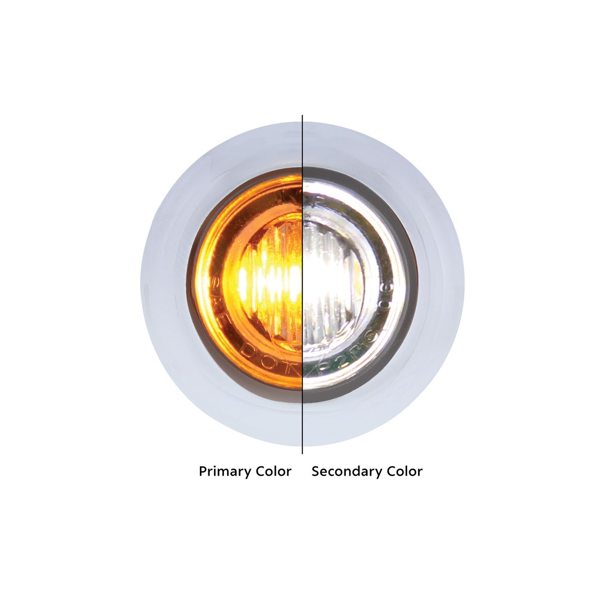 Double Fury Mini 3/4" Round LED Clearance/Marker Light