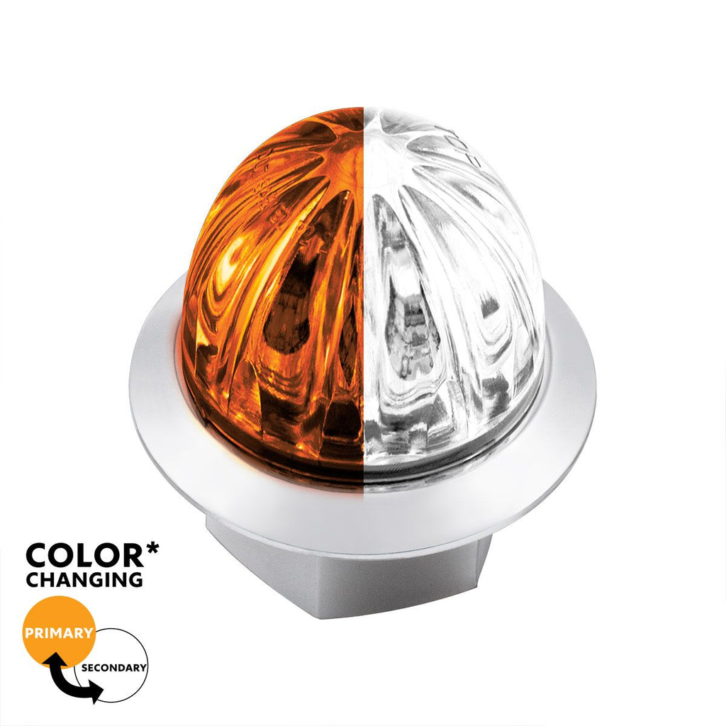 Double Fury 4 LED 1-1/8" Mini Watermelon Clearance/Marker Light.
