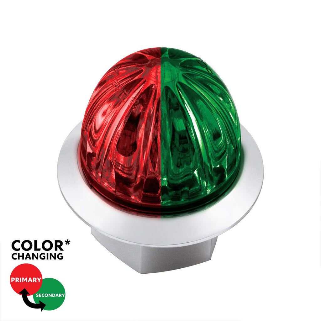 Double Fury 4 LED 1-1/8" Mini Watermelon Clearance/Marker Light.