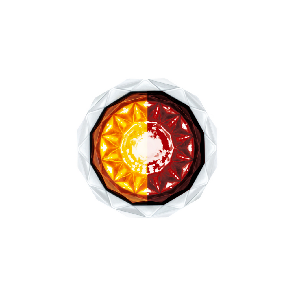 Double Fury Mini Crystal Watermelon LED Clearance/Marker Lights.