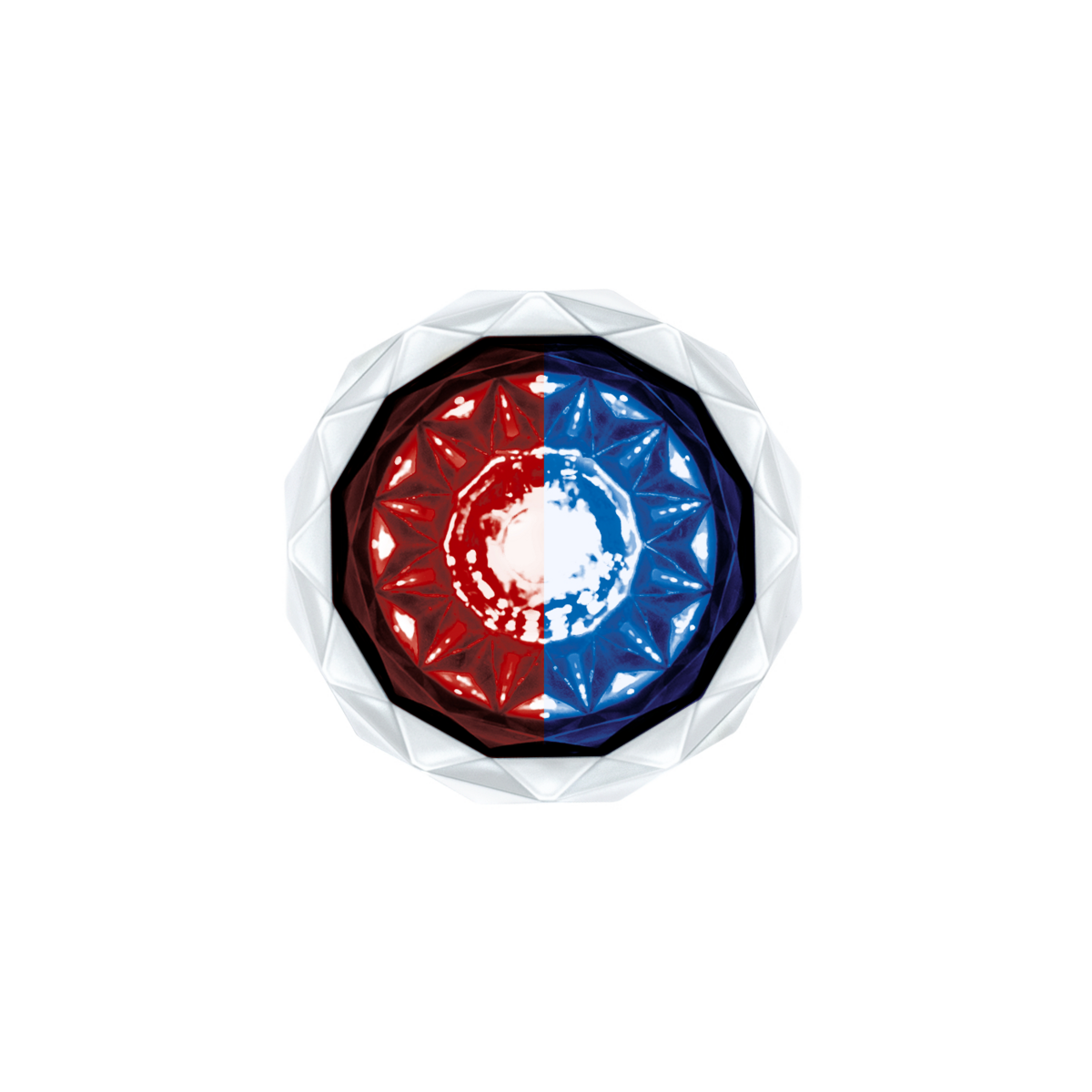 Double Fury Mini Crystal Watermelon LED Clearance/Marker Lights.