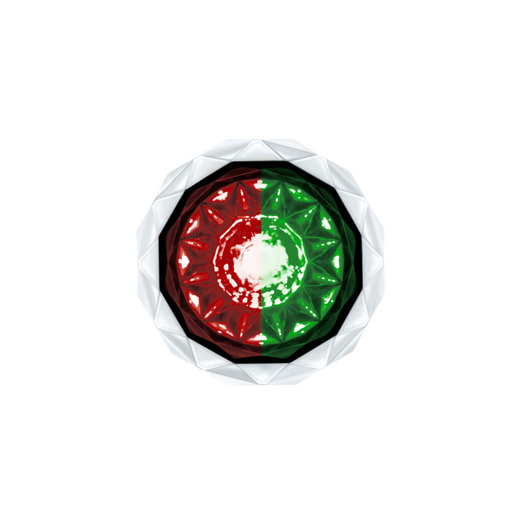 Double Fury Mini Crystal Watermelon LED Clearance/Marker Lights.