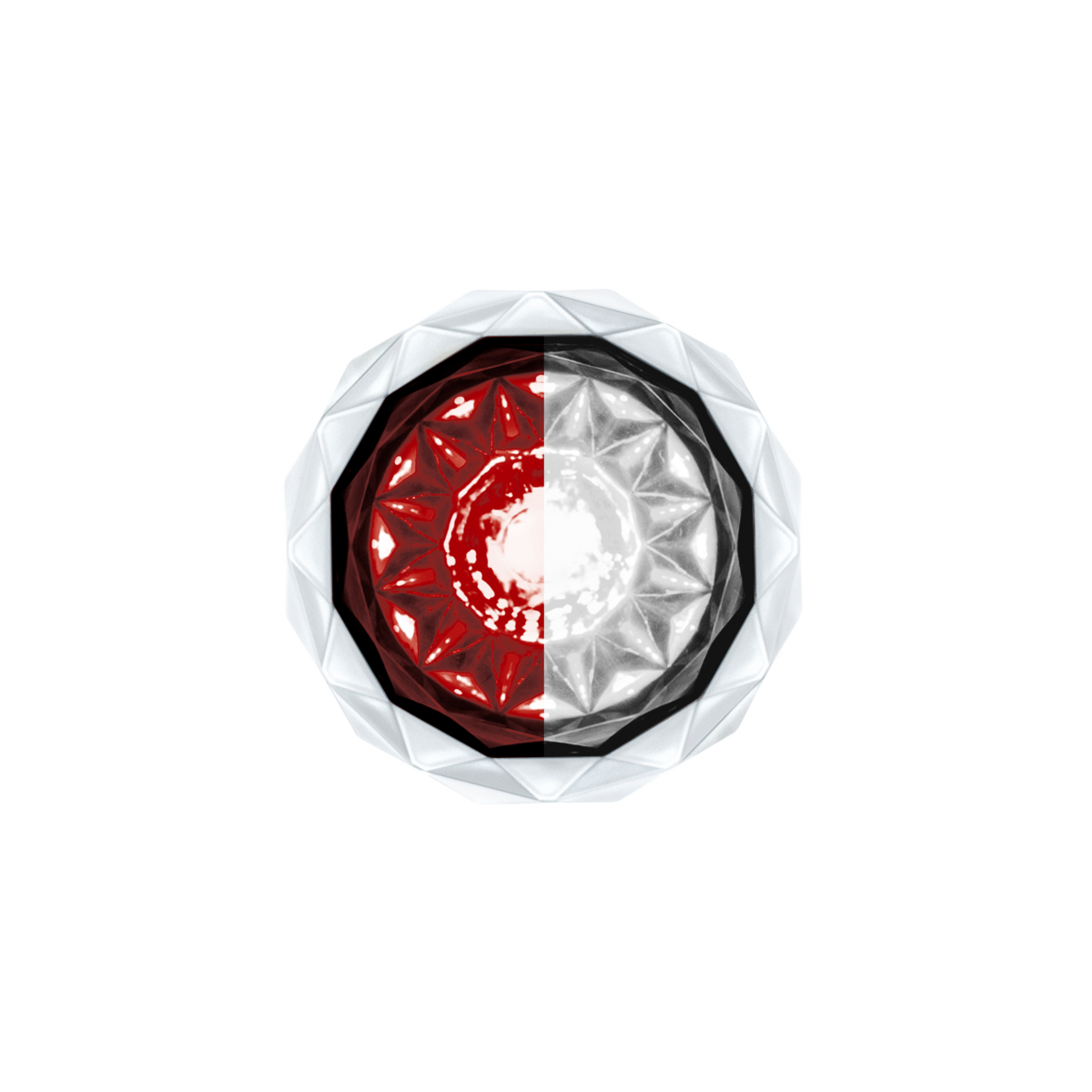 Double Fury Mini Crystal Watermelon LED Clearance/Marker Lights.