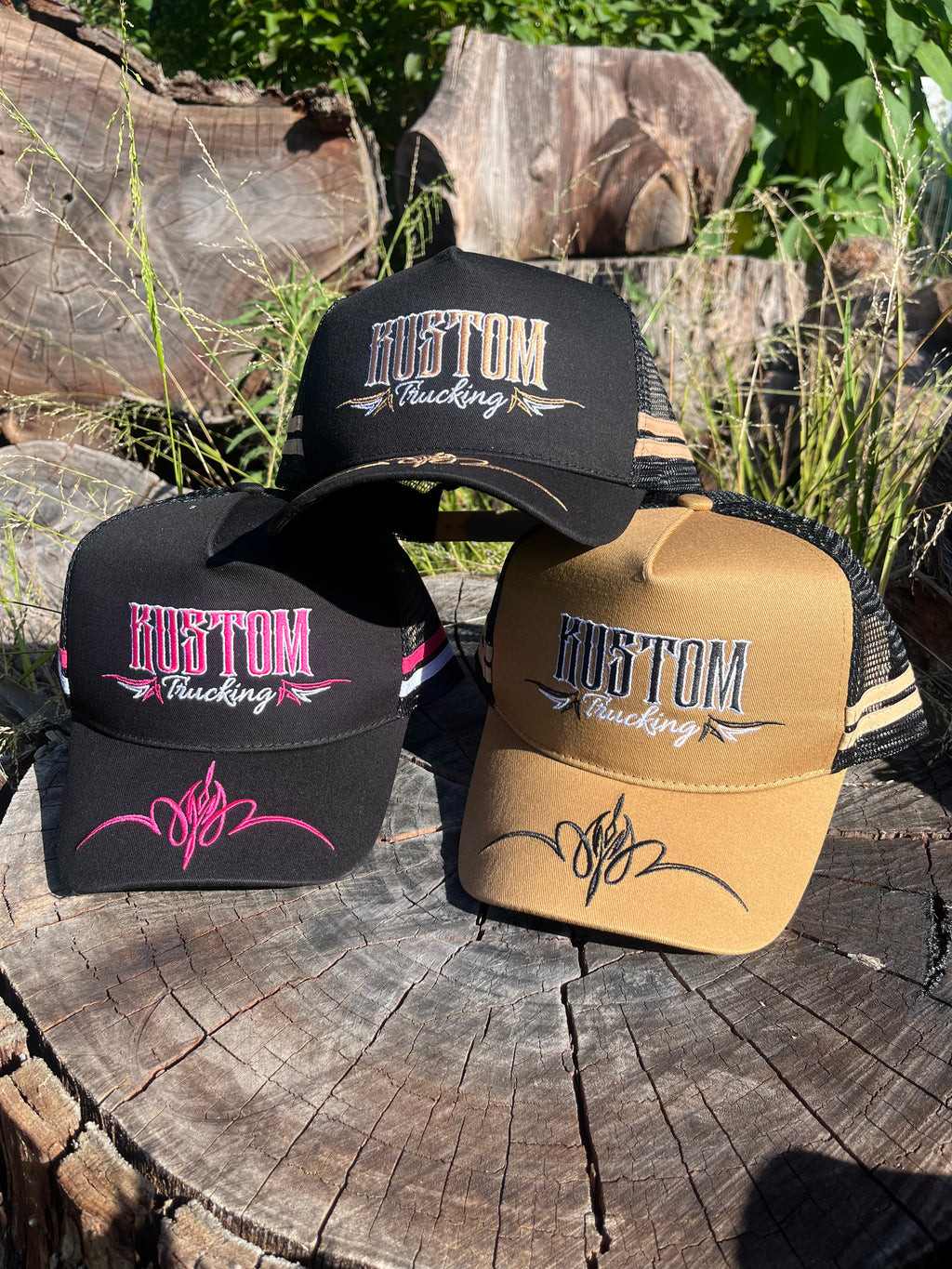 Kustom Trucking Trucker Cap with Logo