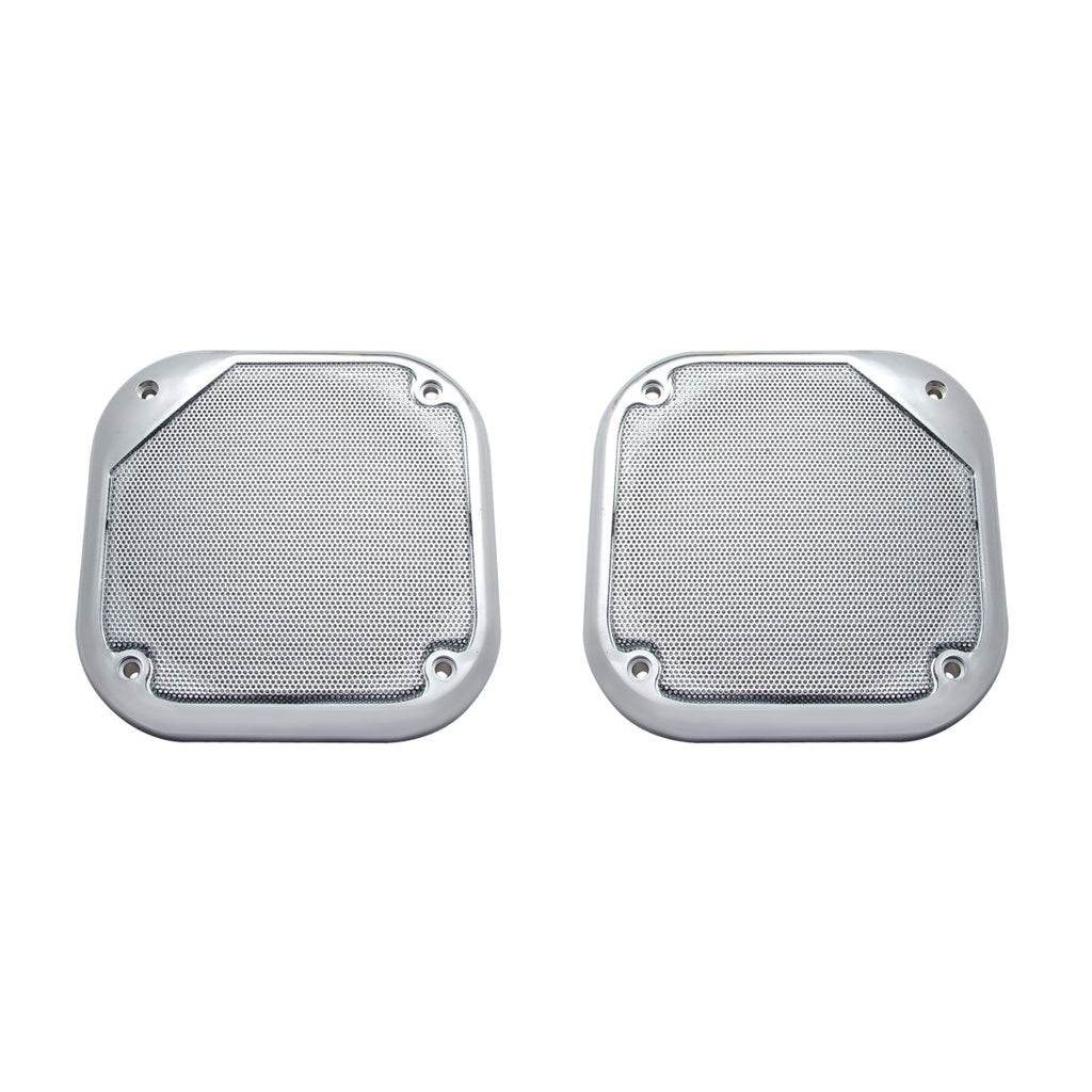 Chrome Square Speaker Cover