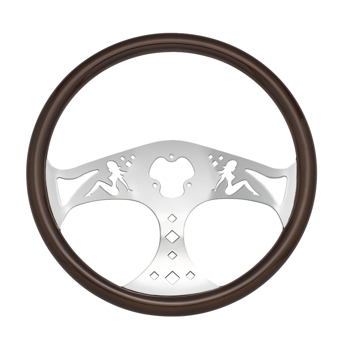 Naked Lady Steering Wheel